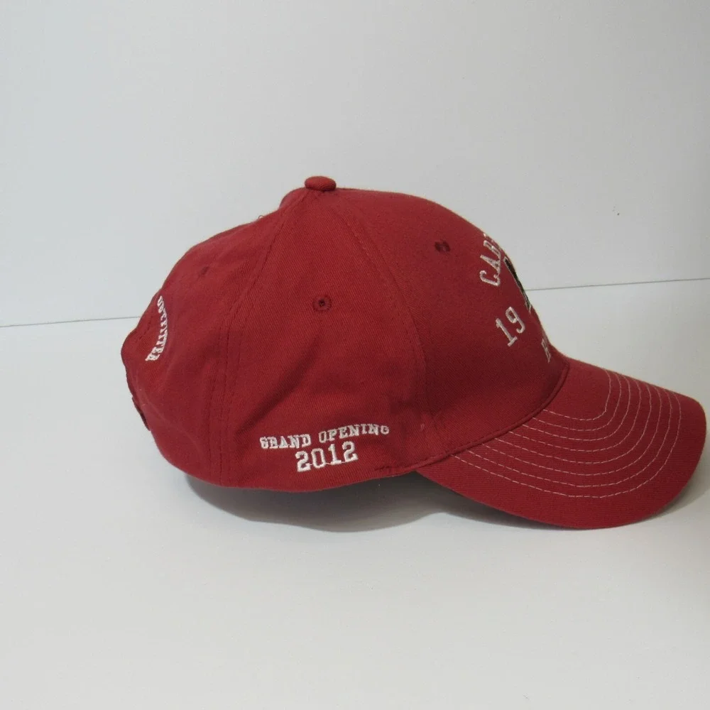 Cabelas Hat Cap Medium Large Red Hook & Loop Grand Opening Rogers Arkansas 2012